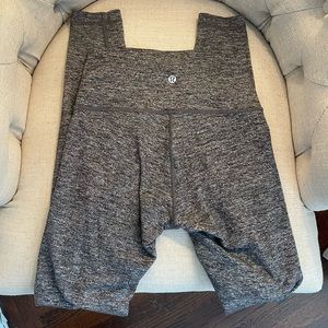 Lululemon align high rise leggings heathered black